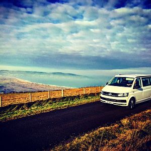Driving over Binevenagh