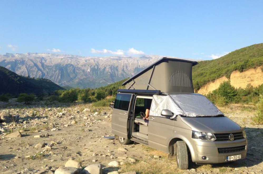 wild camping in Albania